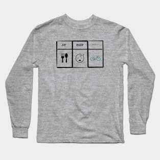 Eat Sleep Cycle Long Sleeve T-Shirt